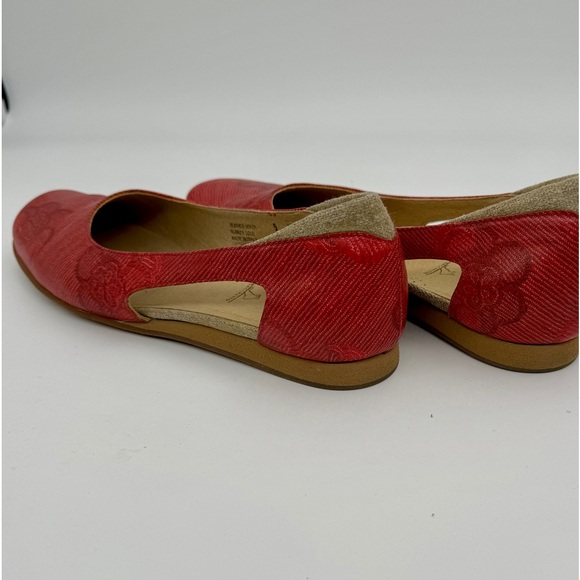 ICON Los Angeles, Red Kimono,, low heel, ballet sz 9 - Picture 3 of 10